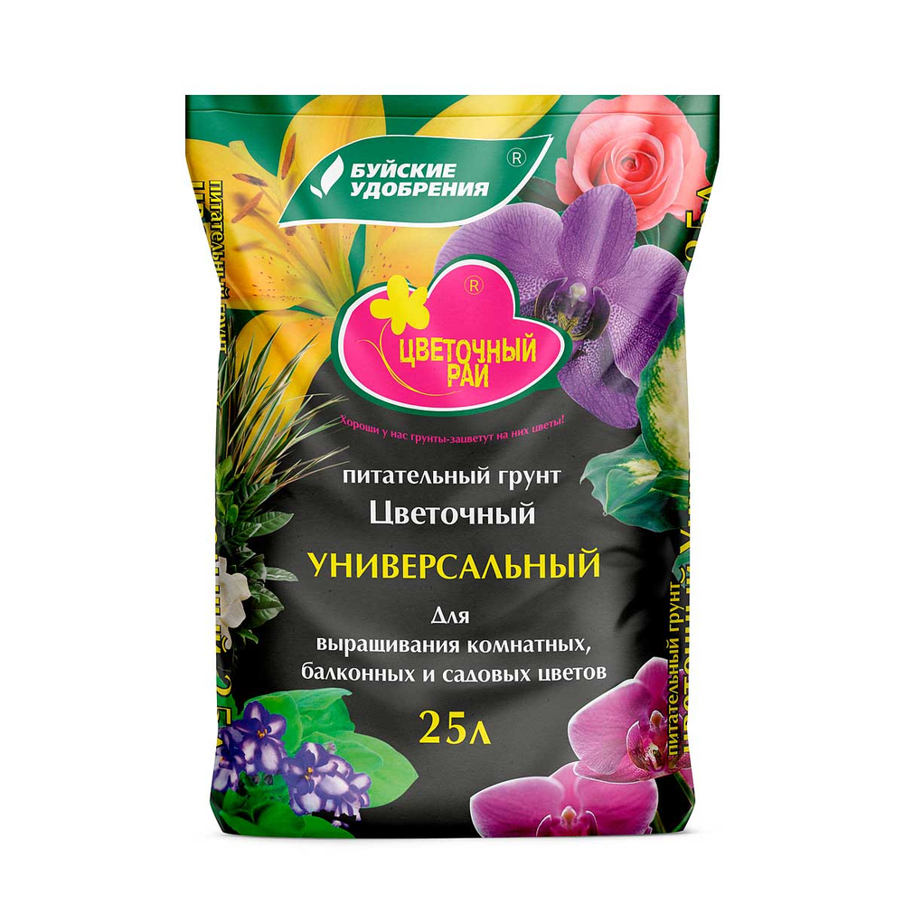 Грунт Цветочный 25л (БХЗ)
