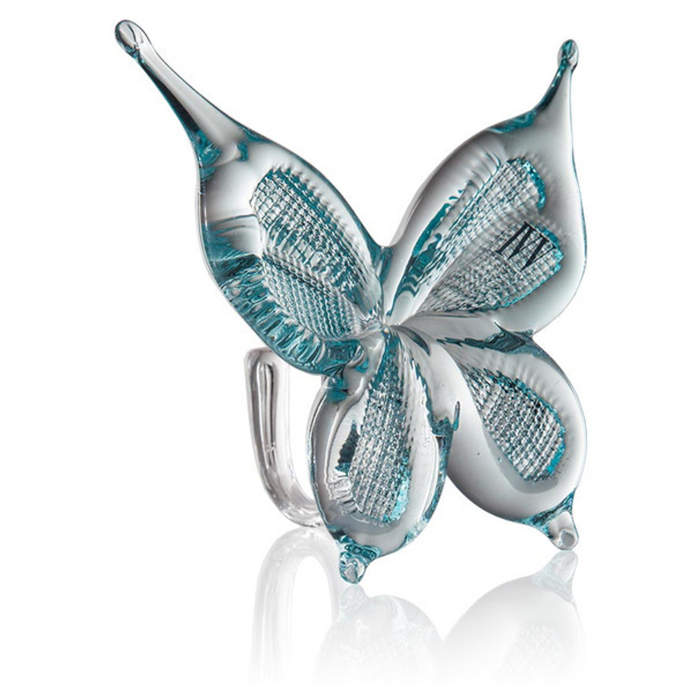 Пресс-папье IVV Бабочка 12см голубое