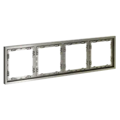 Рамка пластиковая VOLTUM S70 на 4 поста, (шелк) vls100404