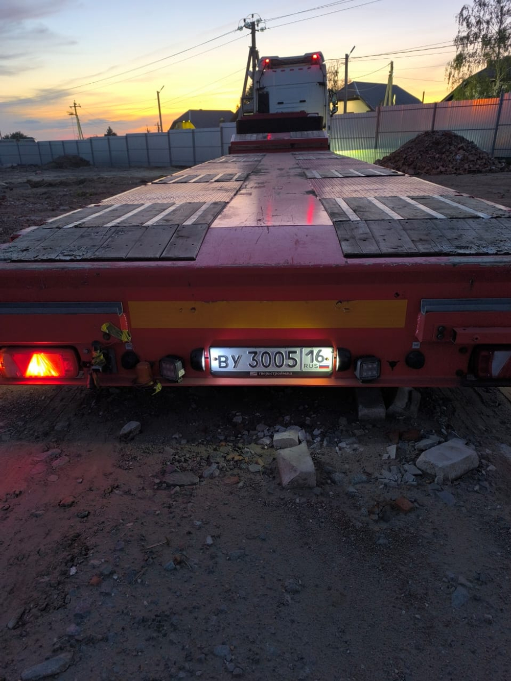Тверьстроймаш 9939* Полуприцеп тяжеловоз 4 оси 993941-0023 (Раздвижной)
