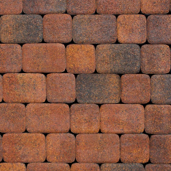 ТРОТУАРНАЯ ПЛИТКА КЛАССИКО - А.1.КО.4 ЛИСТОПАД ГРАНИТ АРАБСКАЯ НОЧЬ, КОМПЛЕКТ ИЗ 2 ВИДОВ ПЛИТ