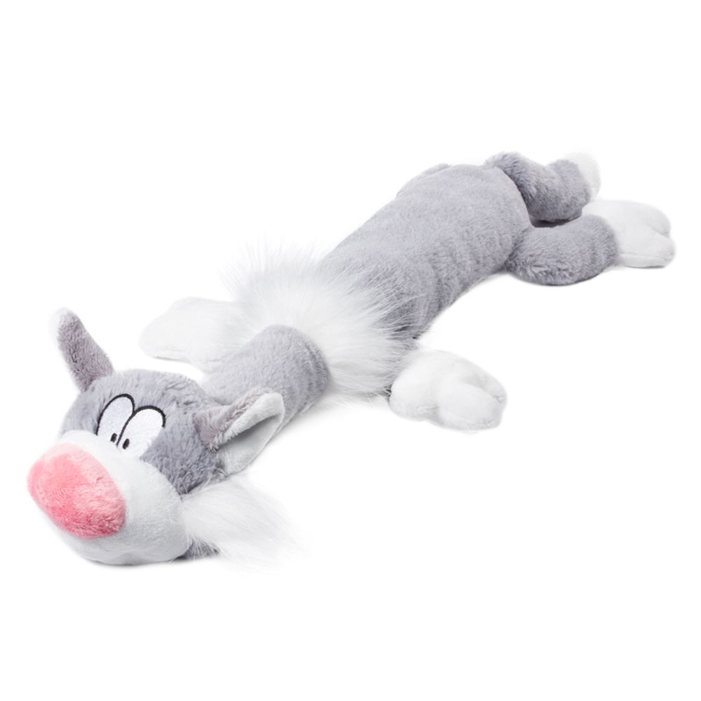 Gigwi PLUSH FRIENDZ игрушка для собак кот с пищалками 63 см