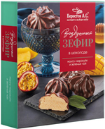 Зефир в шоколаде Манго-маракуйя и Зеленый чай 155г