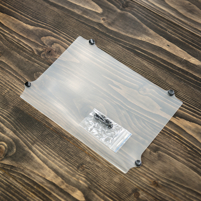 ASS 01-02 | Держатель номера с черными кнопками