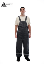 Костюм мужской зимний «СЕВЕРНАЯ ШИРОТА» (куртка+полукомбинезон) цв.серый/черный