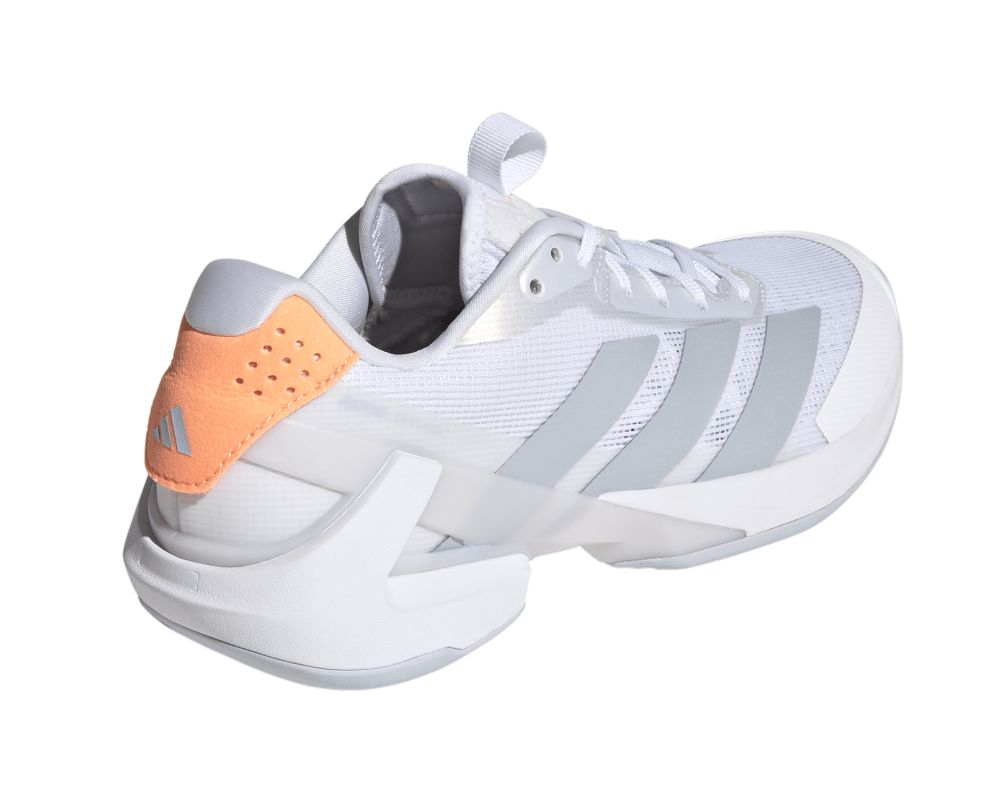 Женские теннисные кроссовки Adidas Adizero Ubersonic 5 W - cloud white/halo blue/beam orange