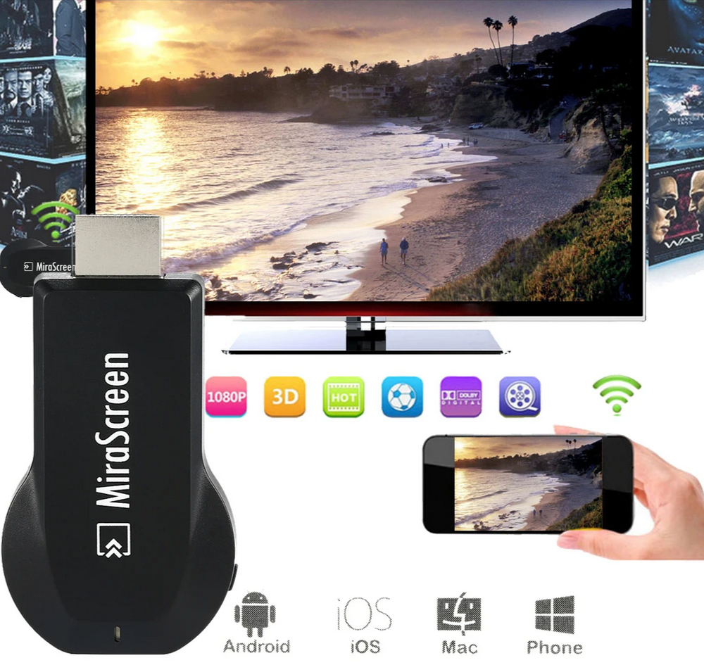 Адаптер HDMI x Wi-Fi Display MiraScreen