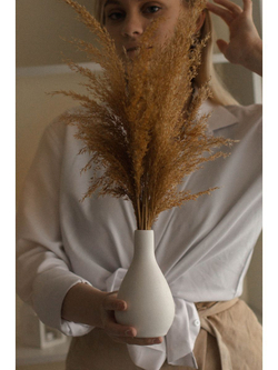 Ваза интерьерная Грация. Декоративная для сухоцветов.