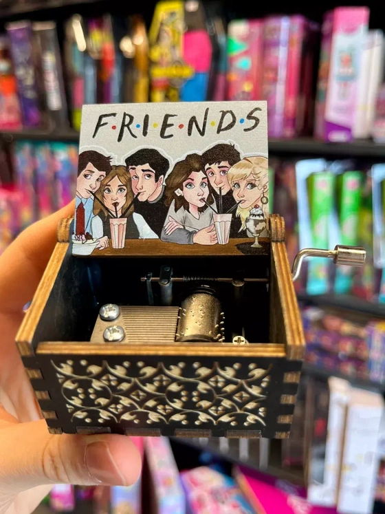 Музыкальная шкатулка по сериалу Друзья Friends деревянная