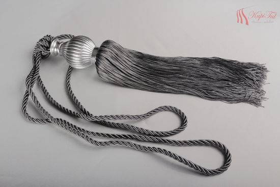 Подхваты-кисти для штор 2шт. тёмно-серый