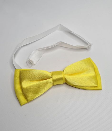Галстук бабочка классика, лайм глянец