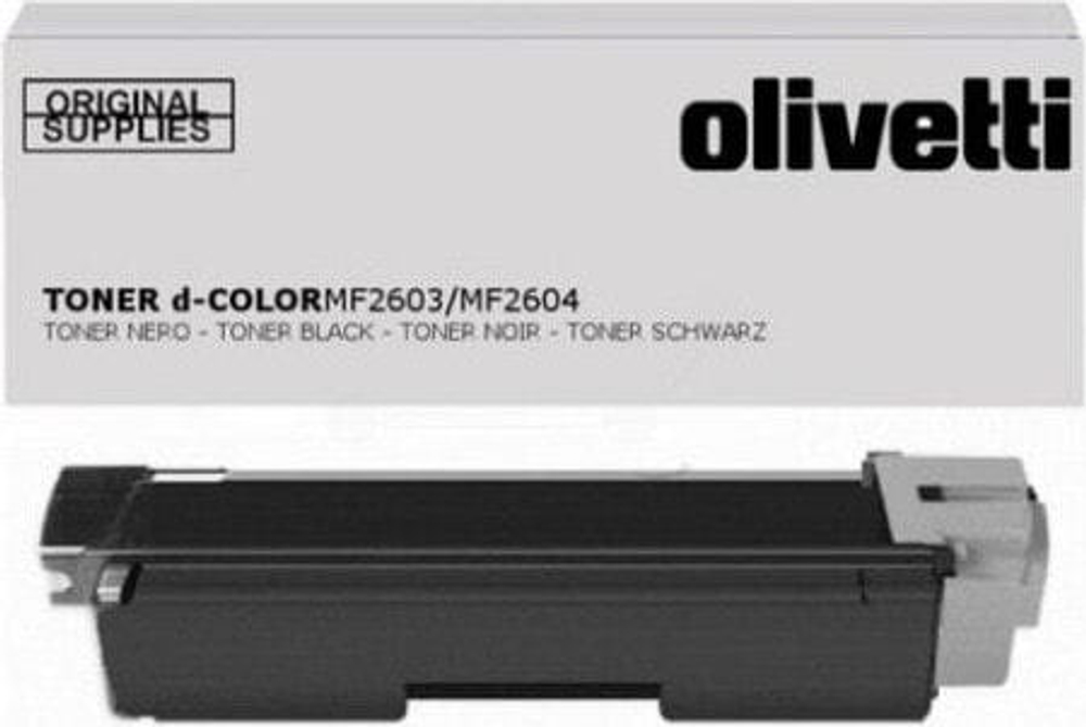 Olivetti B0946 тонерный картридж Подлинный Черный 1 шт
