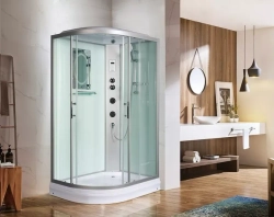 Душевая кабина WeltWasser (ВельтВассер) Werra 1204 R, с низким поддоном, с электрикой и ГМ, 120x90x217