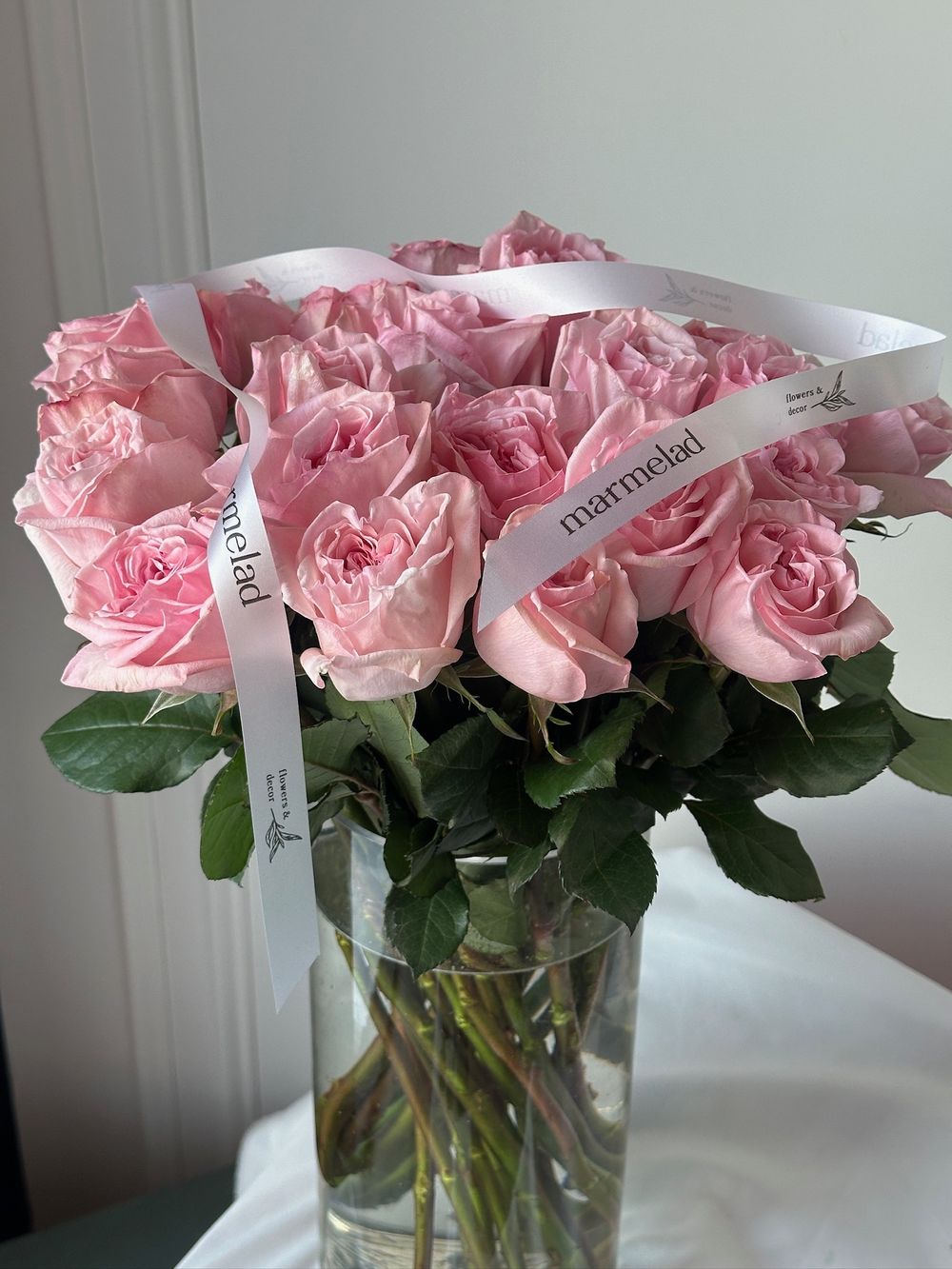 Роза пионовидная - розовая О Хара