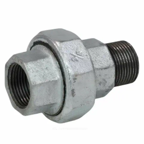 Соединитель прямой оцинкованный, американка, ВР-НР, Fittex PLUS