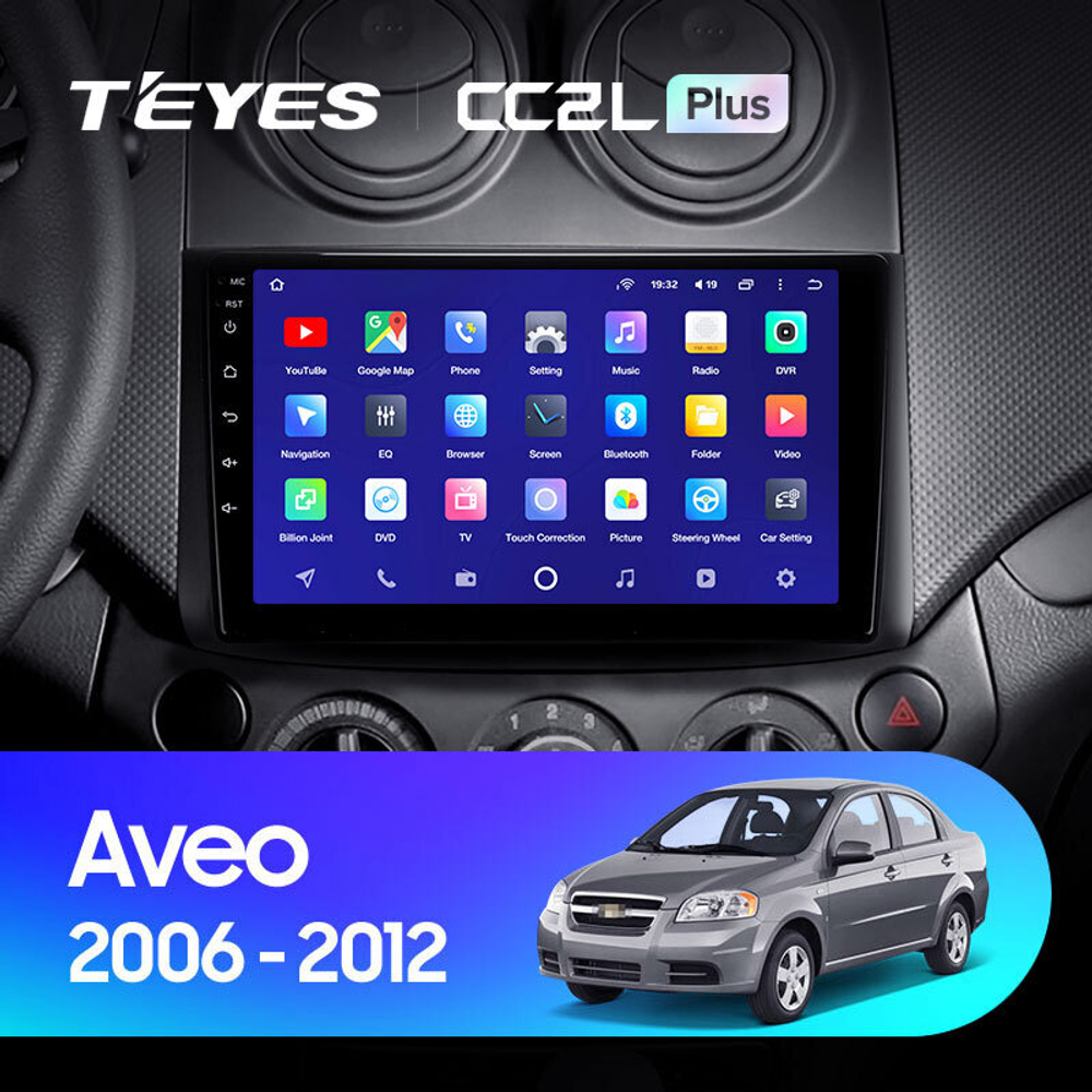 Teyes CC2L Plus 9" для Chevrolet Aveo T250 2006-2012