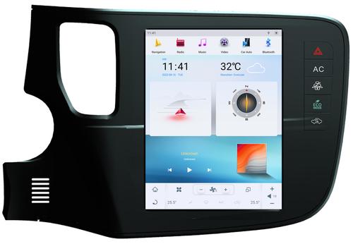 Магнитола для Mitsubishi Outlander 3 2012-2022 - Kuberg ZF-1109-Q6 в стиле "Тесла" монитор 10.4" на Android 11, CarPlay, 4G SIM-слот