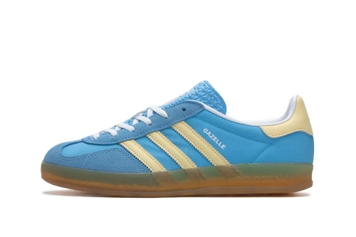 Adidas Gazelle Indoor W "Blue Burst Yellow"