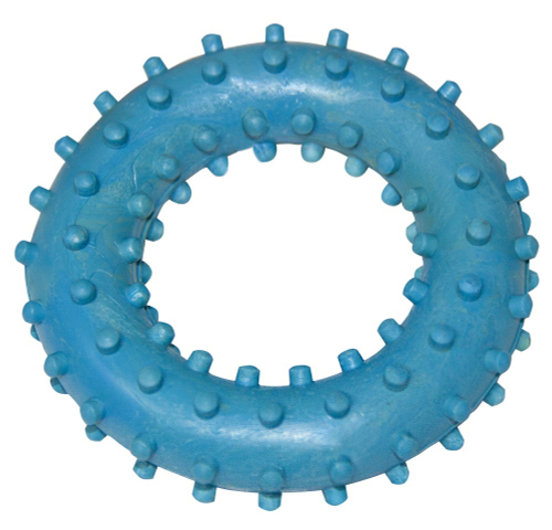Игрушка для собак "Кольцо" с шипами, 8 см