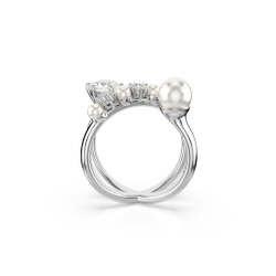 MATRIX:RING PEARL OPEN WHITE/RHS 58