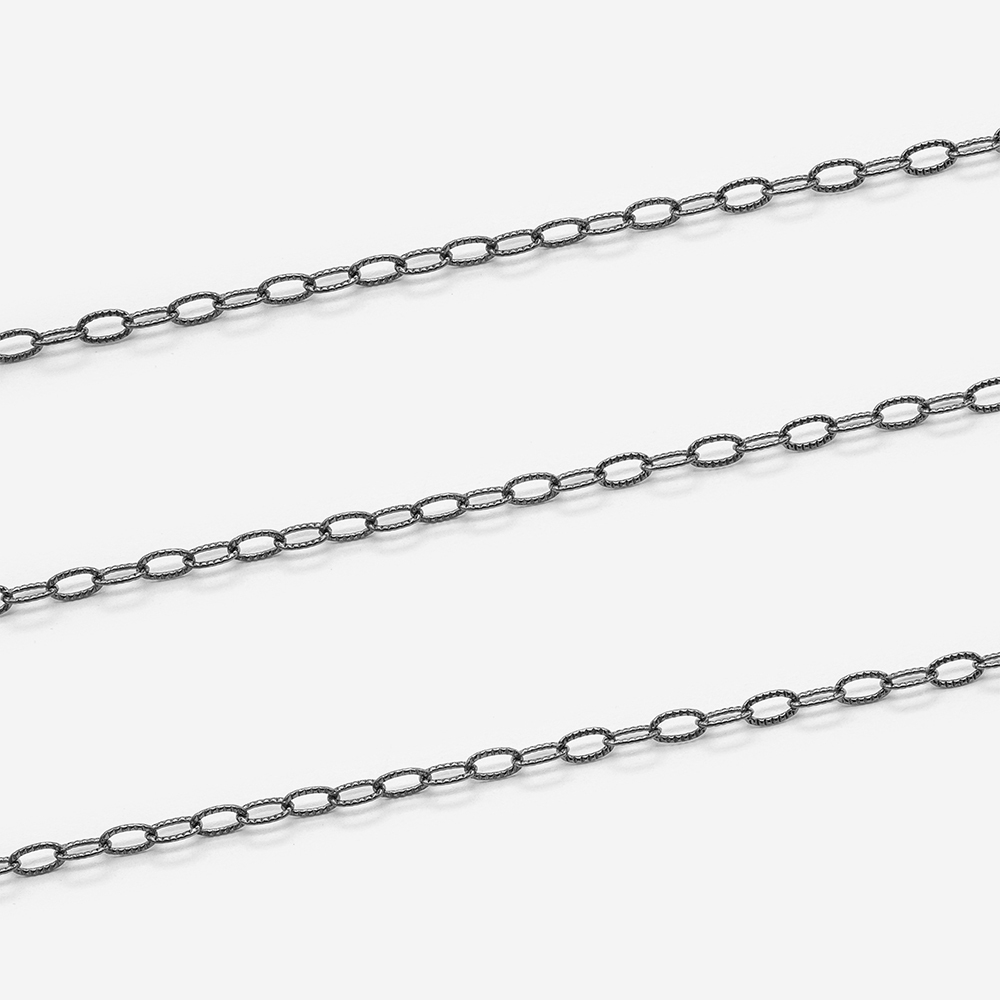 Цепь "Jade", 3*5мм, gun metal