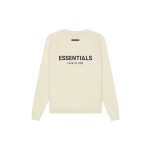Толстовка Fear of God Essentials SS21 Pull-Over Crewneck Buttercream/Cream Logo, FOG-SS21-578