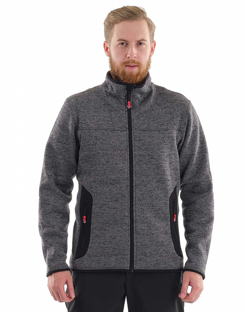 Толстовка Фьорд (вязанка, серый) GRAYLING Novatex