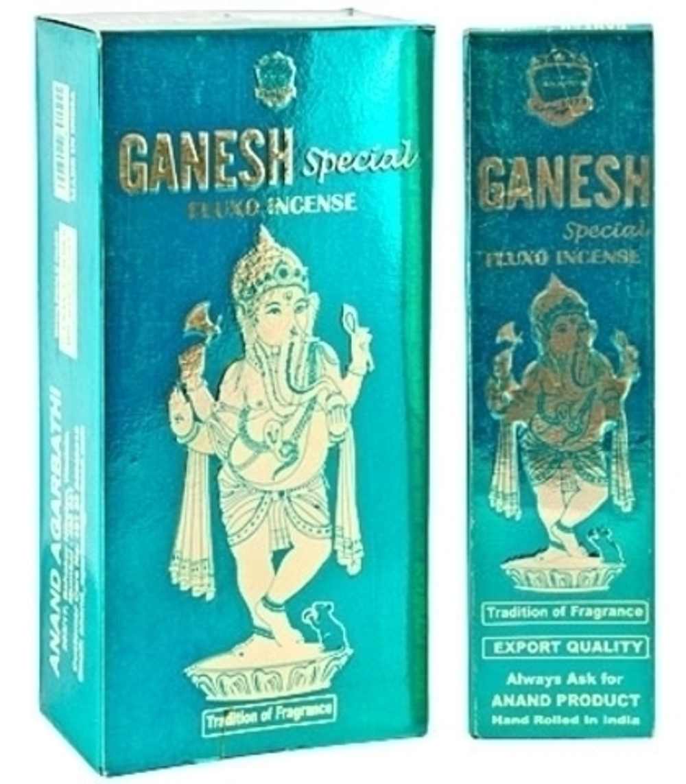 Anand Ganesh special Благовоние-масала Ганеш (сандал с цветами Рудракши), 25 г