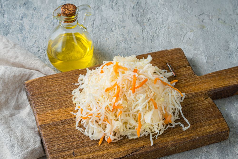 Капуста квашеная с морковью