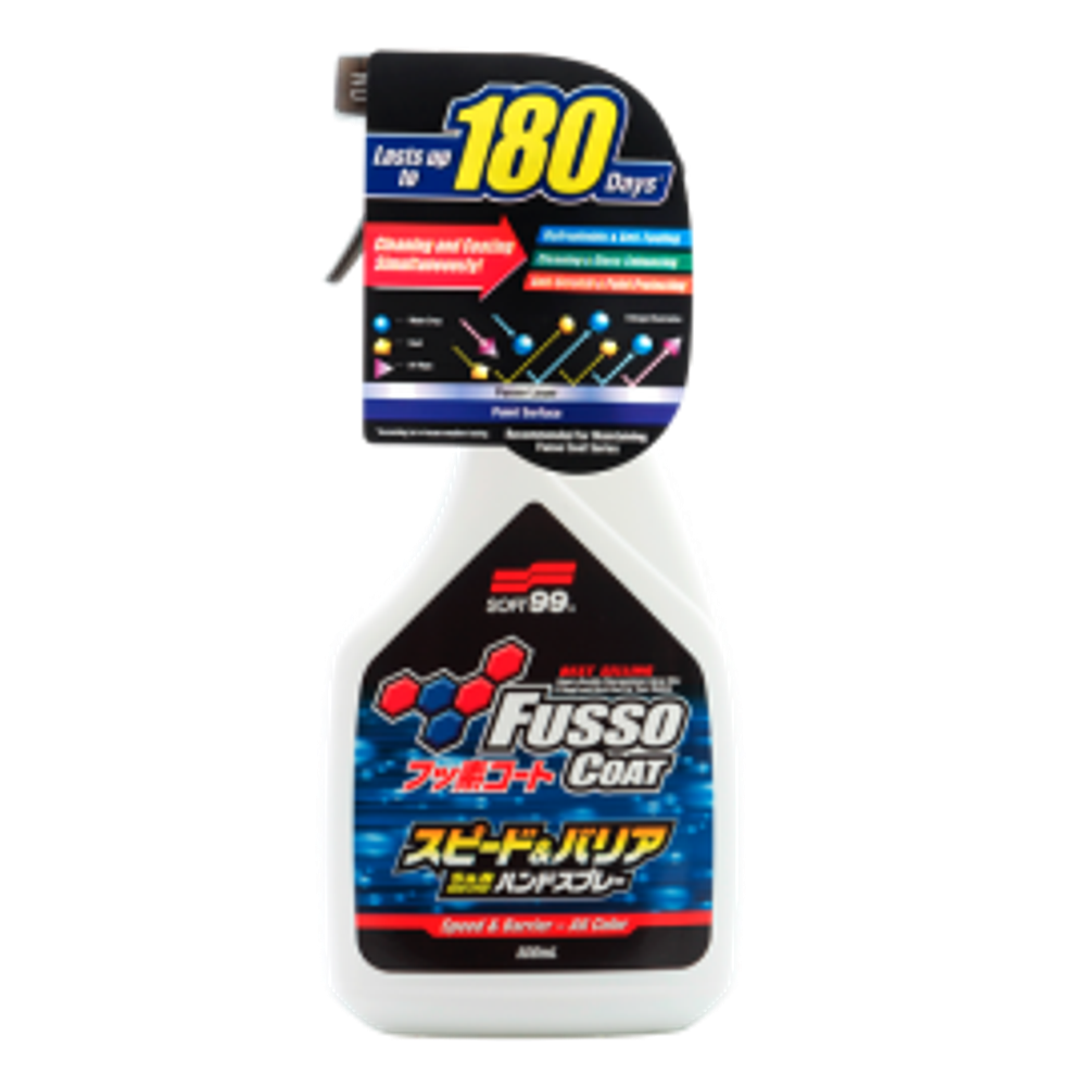 Soft99 Покрытие для кузова защитное Fusso Spray 3 Months для всех цветов, 500 мл