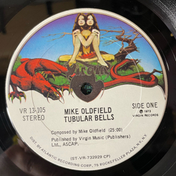 Винтажная виниловая пластинка LP Mike Oldfield Tubular Bells (США 1973)