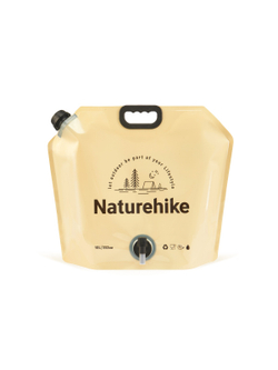 Канистра Naturehike Ling Wo для воды, 10 л., мягкая, желтая
