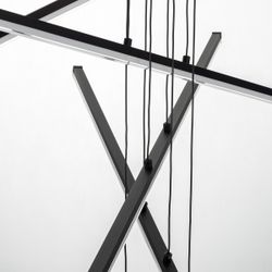 Citilux Trent CL203761 LED Люстра подвесная с пультом Чёрная