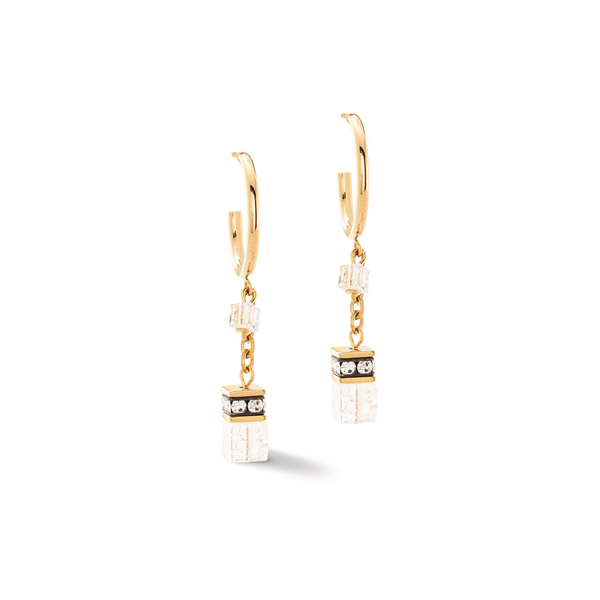 Серьги Coeur de Lion White-Gold 4523/21-1416