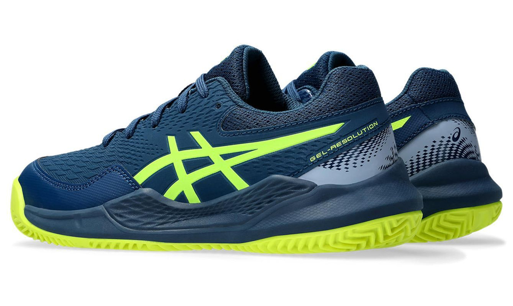 детские Кроссовки теннисные Asics Gel-Resolution 9 GS Clay - небесный