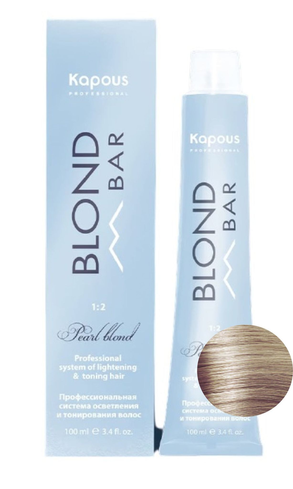 Крем-краска "Blond Bar" 1062 Розовый перламутровый 100 мл