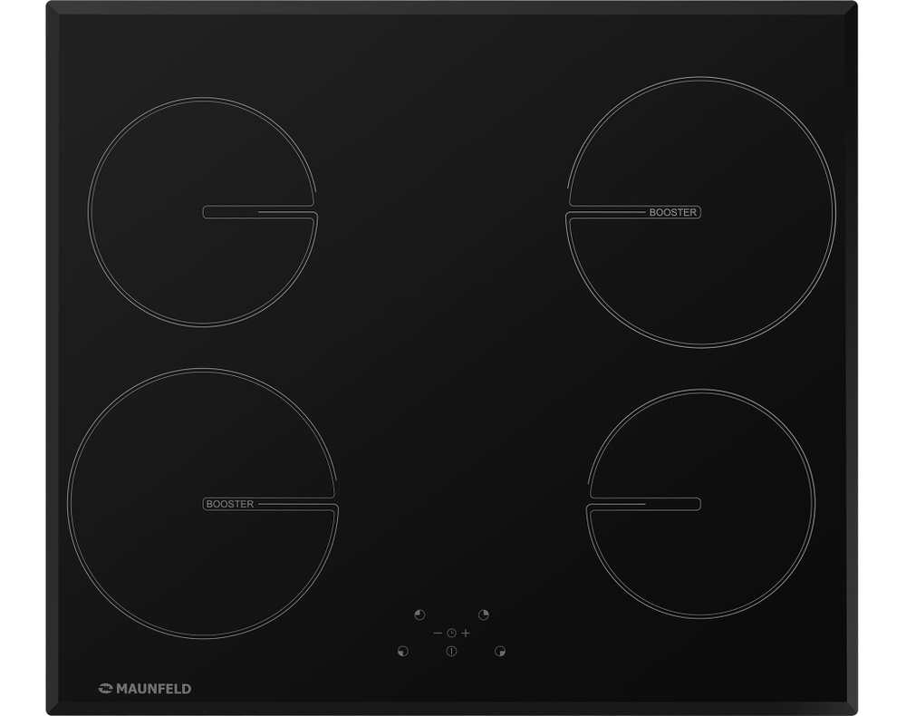 Индукционная варочная панель MAUNFELD MVI59.4HZ.2BT-BK фото 2