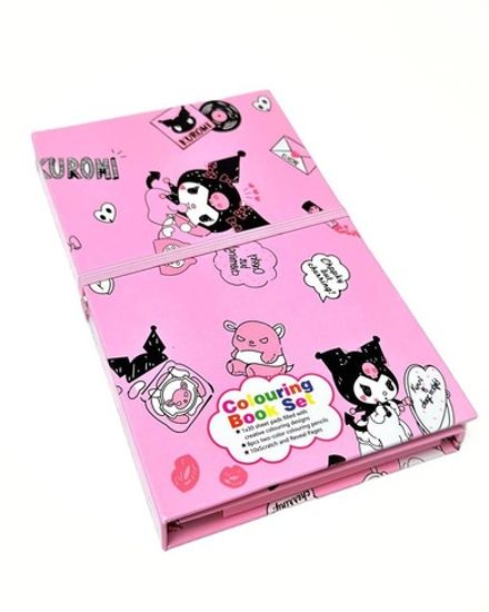Раскраска с карандашами "Куроми" 19 см оптом