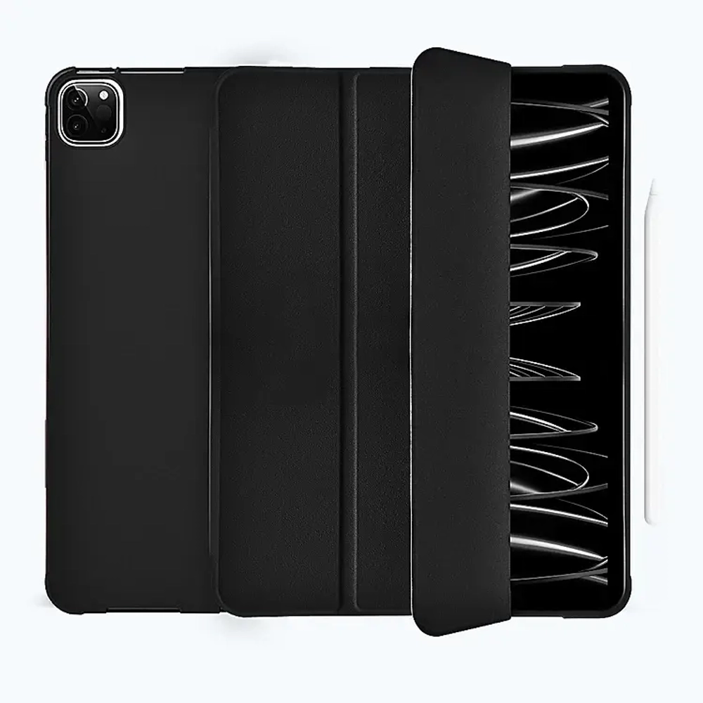 Чехол-книжка WIWU Classic II Case для Apple iPad 10.9"/11" (2018-2021) (полиуретан с подставкой) (GF-02) (черный)