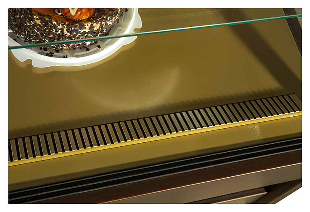 Витрина кондитерская Carboma KC70 VM 0,9-1 Light (0102-0109, шоколад / золото)