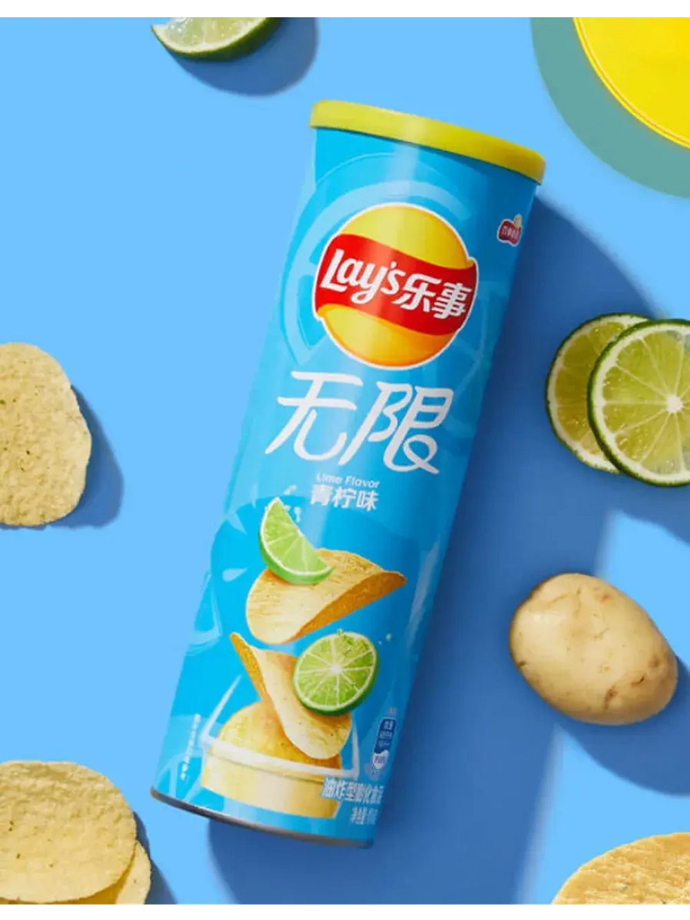 Чипсы Лейс Stax из Китая со вкусом Лайма 90 г