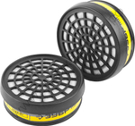 ЗУБР марка В1Е1, для респиратора, с резьбовым соединением, 2 шт, фильтр комбинированный (11131)