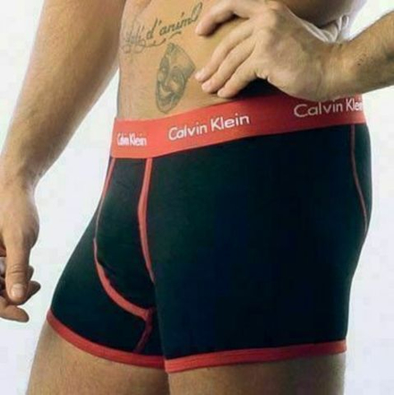 Мужские трусы боксеры Calvin Klein 365 Black Red