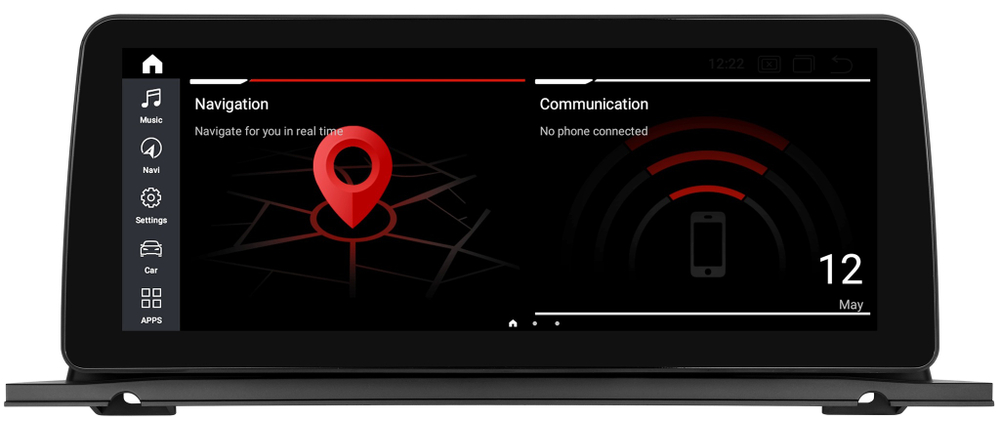 Магнитола BMW 5 GT (F07) 2009-2013 CIC - Radiola RDL-1258 монитор 12.3" на Android 13, 8Гб+128Гб, CarPlay, 4G SIM-слот