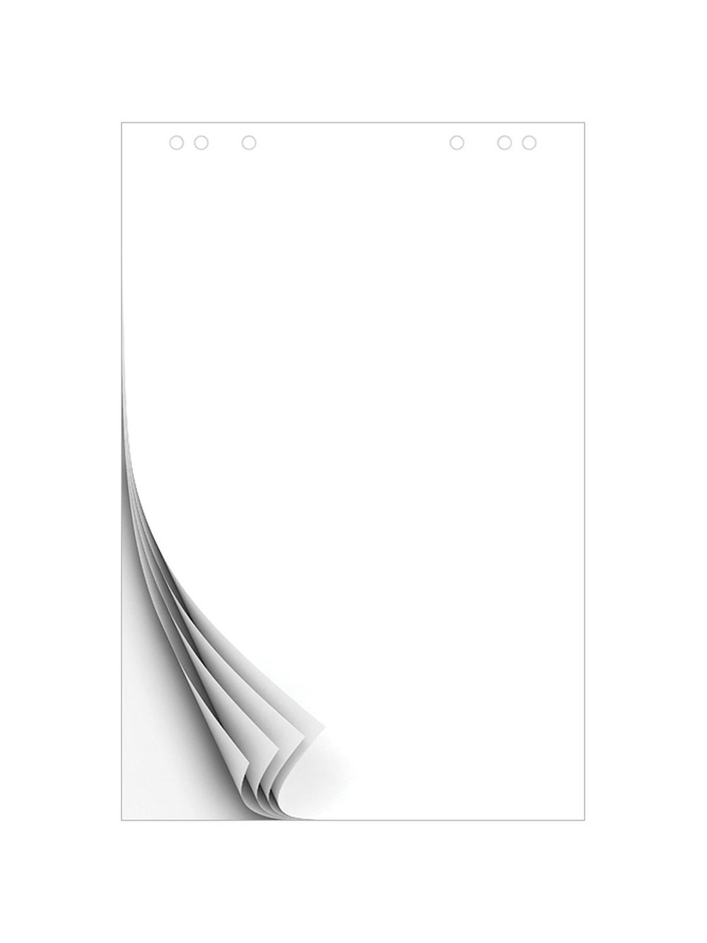 Блокнот для флипчарта 20 листов белый