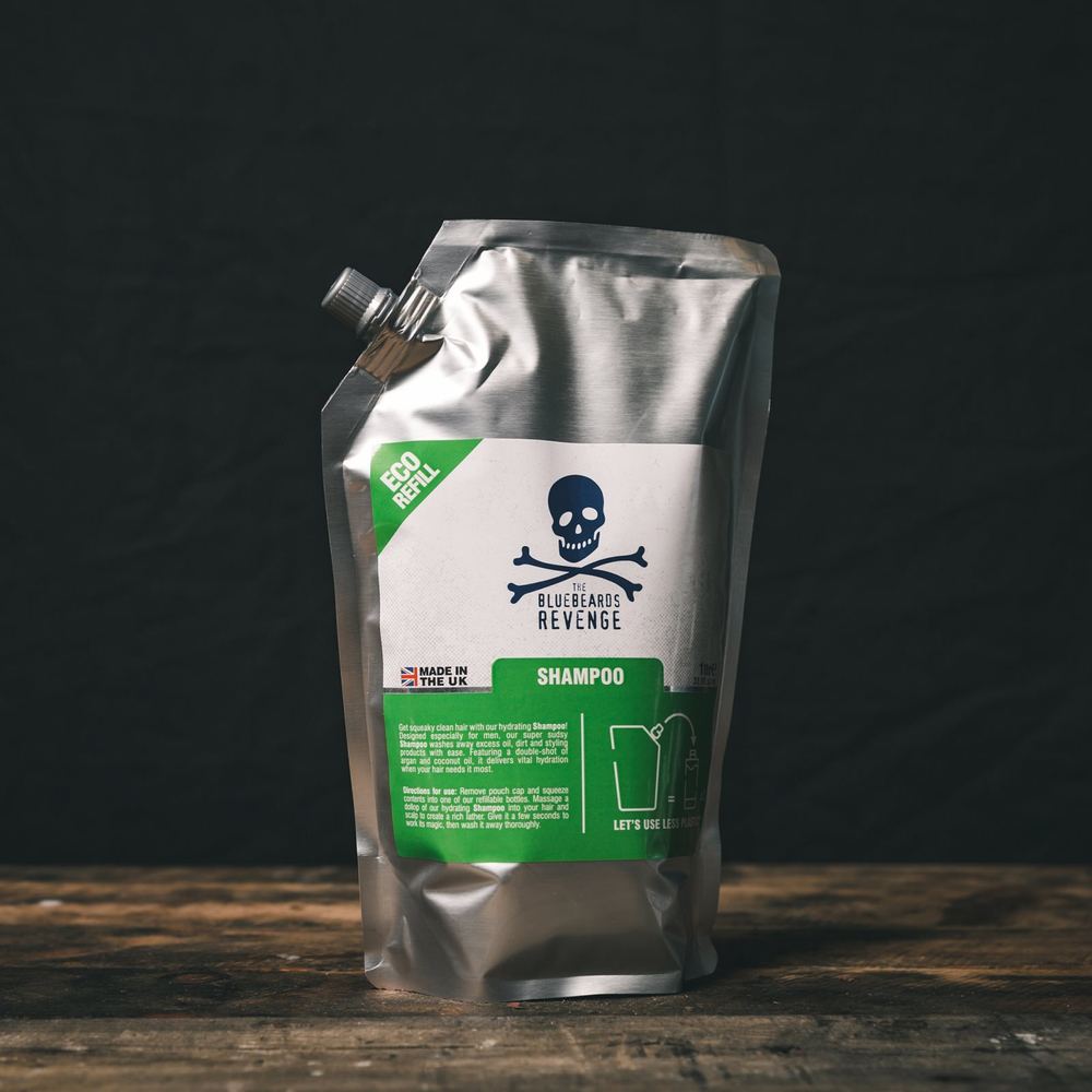 The Bluebeards Revenge Classic Shampoo Refill Pouch - пополнить шампунь /   1000  ml  / GTIN 5060297002694