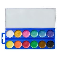 Boya \ Краска   Акварель перламутровая 12 цветов без кисти