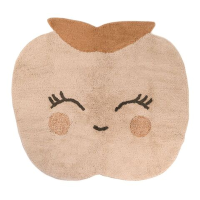 Стираемый коврик Nattiot Candy Apple (95 Х 105 см), хлопок, бежевый