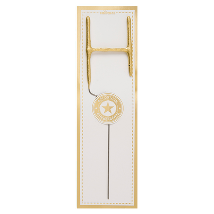 Бенгальская свеча "Буква H" (золото) 1 шт