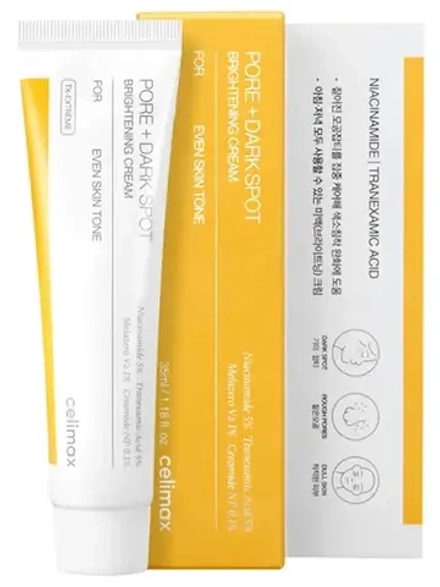 Celimax Осветляющий крем для выравнивания тона Pore Dark Spot Brightening Cream 35 мл